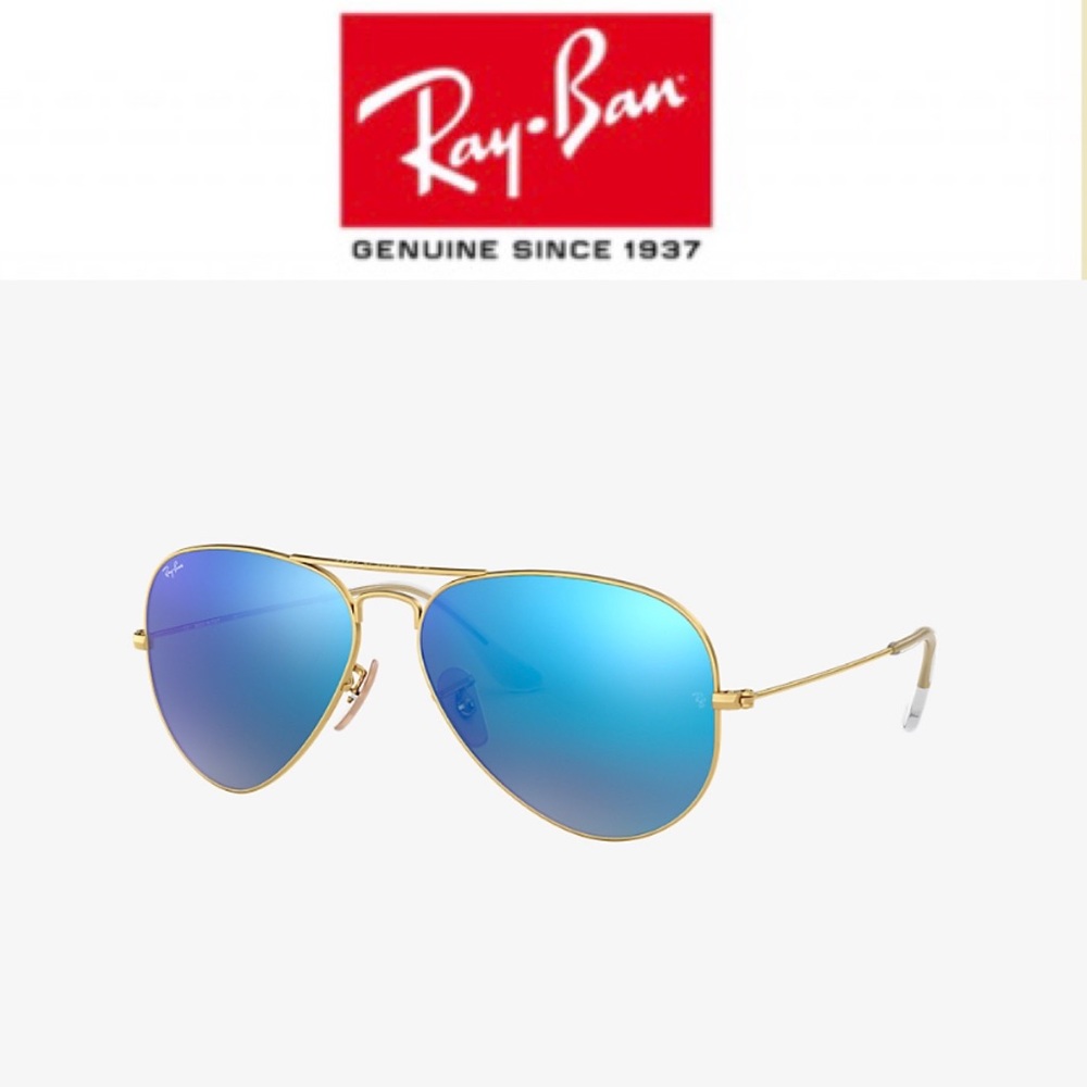 Ray-Ban Aviator Flash Sunglasses Blue